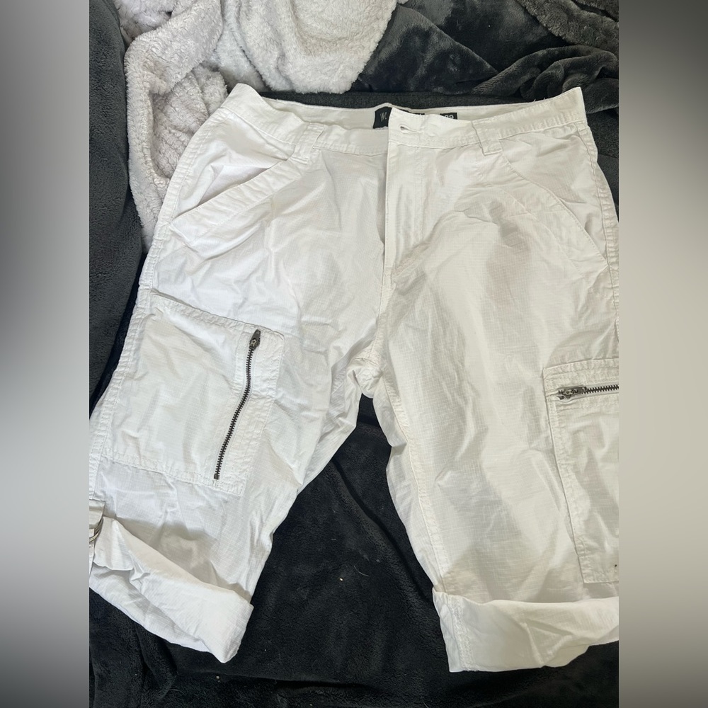 INC white shorts